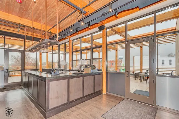 a very nice looking room with a large window