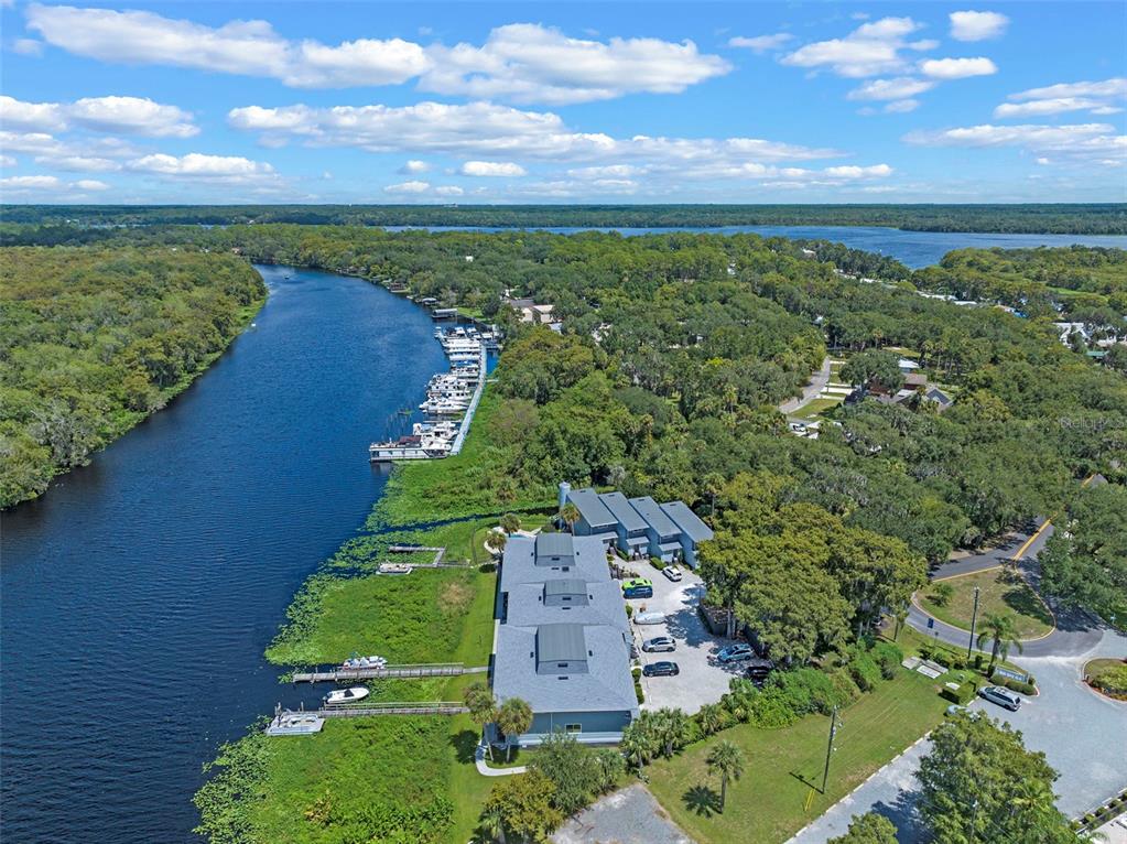 2329 River Ridge Road, Unit 15 DeLand, FL 32720 - Photo 38 of 40 an aerial view of a house with a garden
