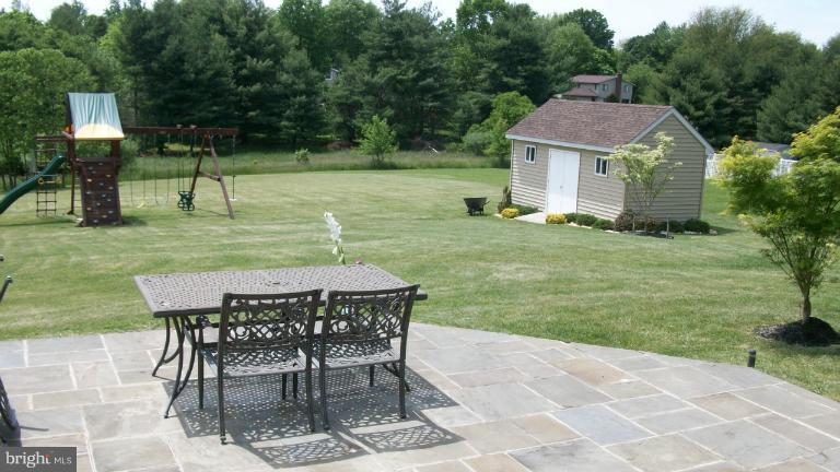 318 Delight Meadows Road Reisterstown, MD 21136 - Photo 29 of 30 Rear yard, stone patio & storage shed
