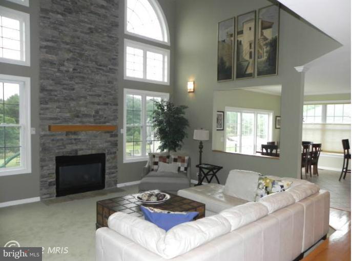 318 Delight Meadows Road Reisterstown, MD 21136 - Photo 9 of 30 Family Room w/ & flr2clg stacked stone gas fp