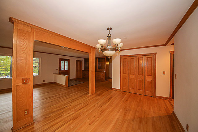 S436 Winfield Road Winfield, IL 60190 - Photo 8 of 23 wooden floor in an empty room with a window