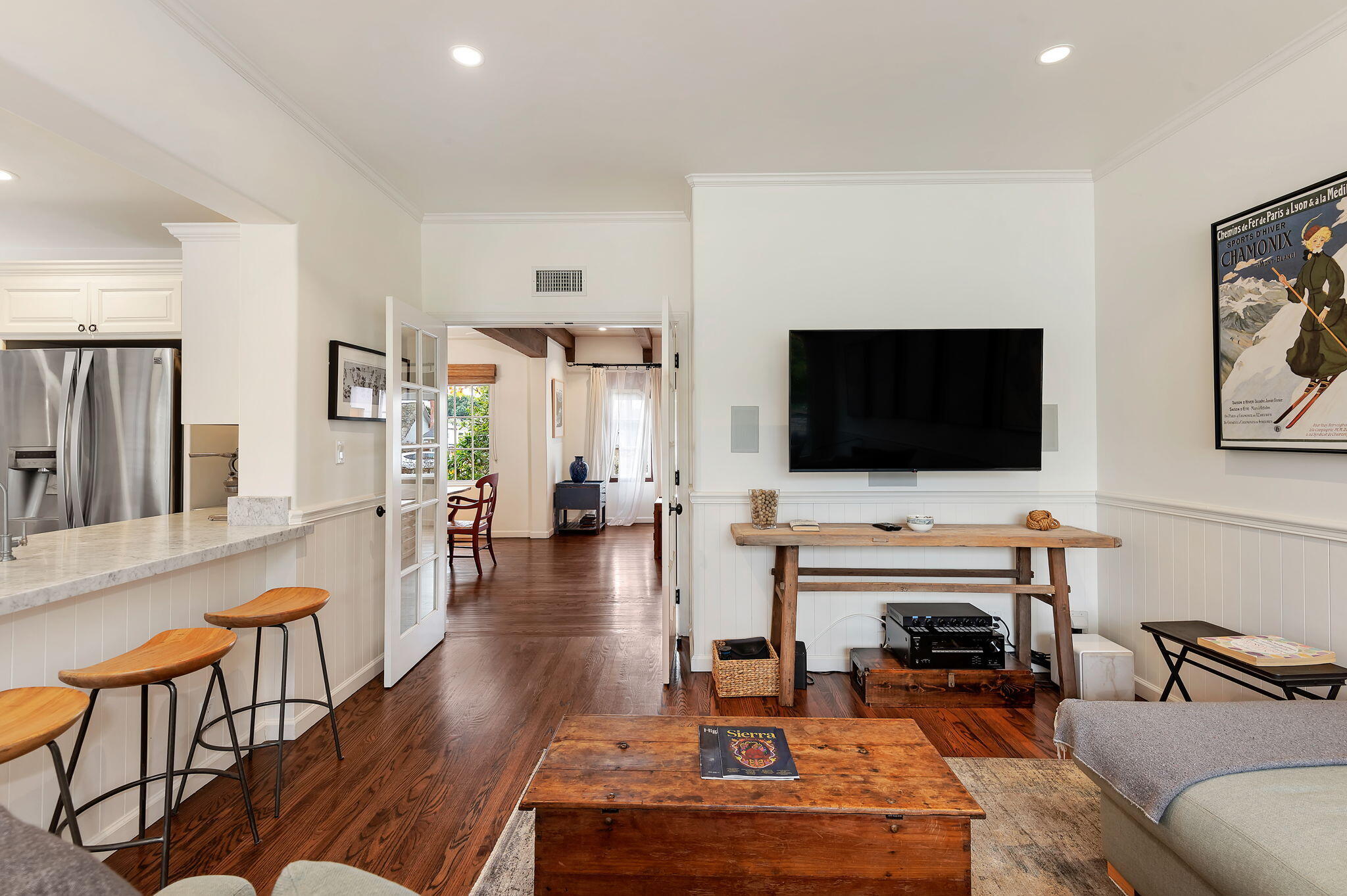 3020 Puesta Del Sol Santa Barbara, CA 93105 - Photo 15 of 33 a living room with furniture and a flat screen tv