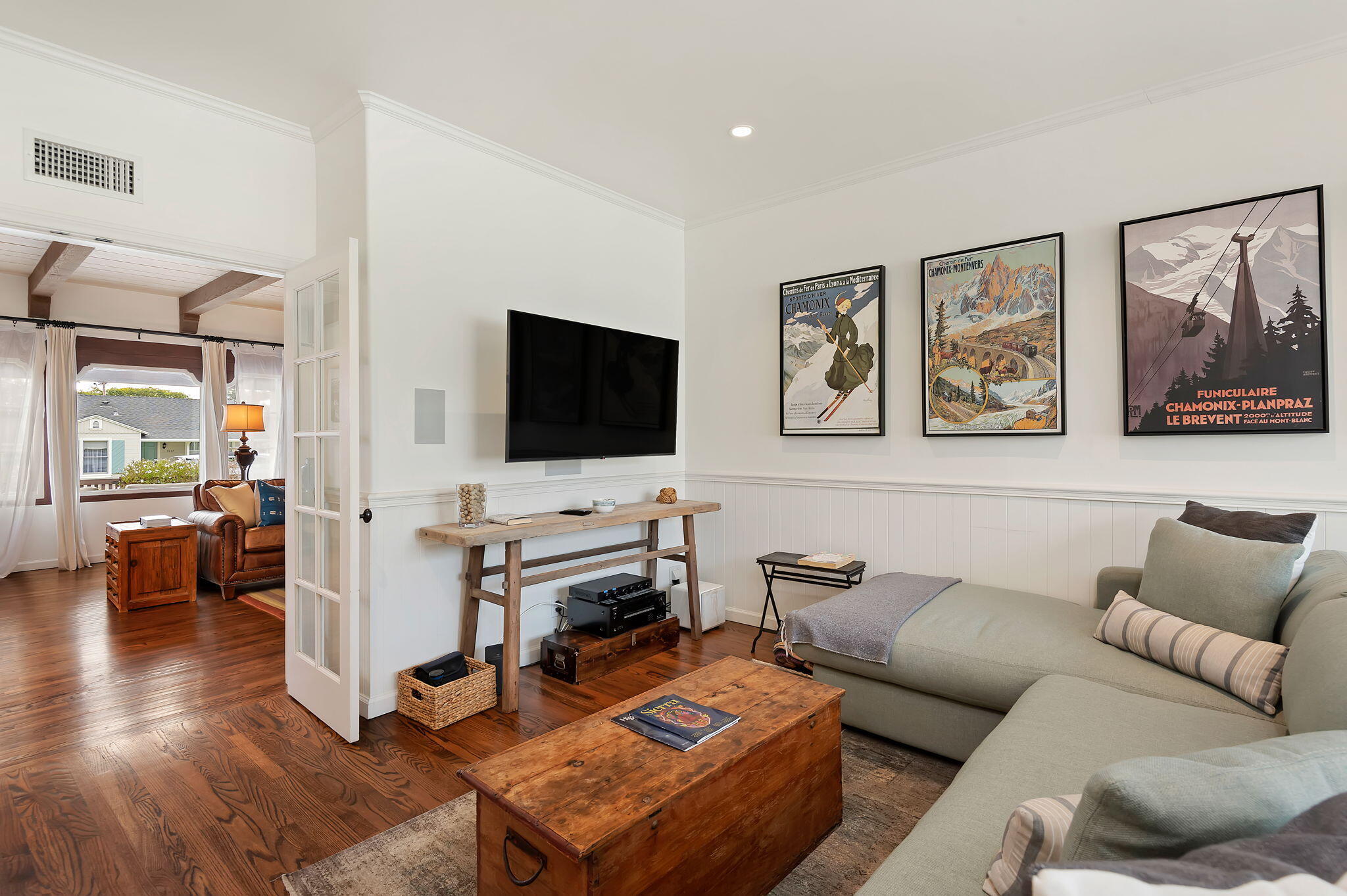3020 Puesta Del Sol Santa Barbara, CA 93105 - Photo 16 of 33 a living room with furniture and a flat screen tv