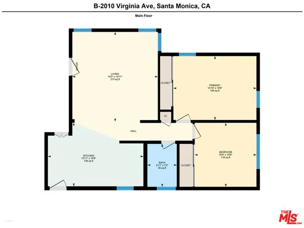 $3,050 | 2010 Virginia Avenue, Unit B, Santa Monica, CA 90404