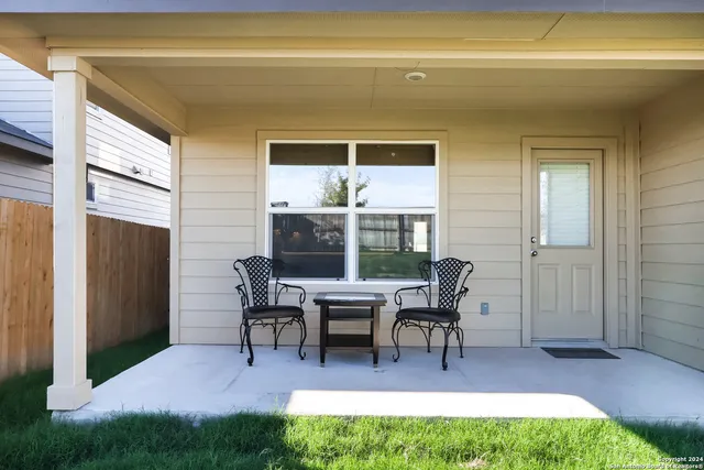 a view of a golf course with a swimming pool