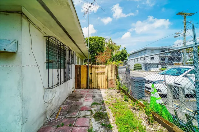 a view of balcony with patio