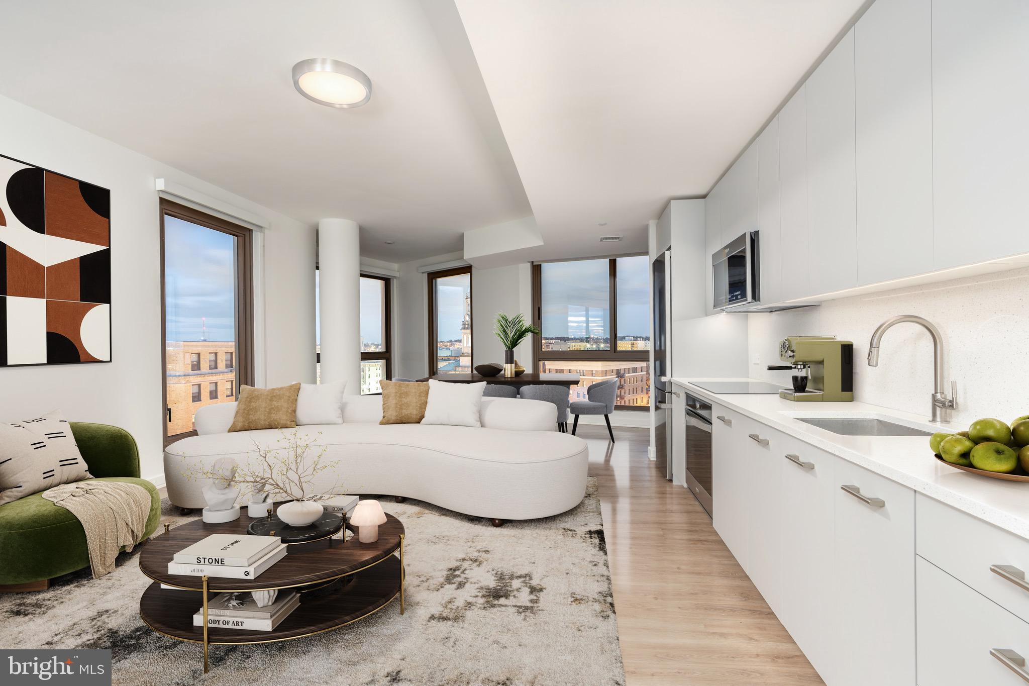 1630 Columbia Road Northwest, Unit 917 Washington, DC 20009 - Photo 1 of 24 Kitchen and living area