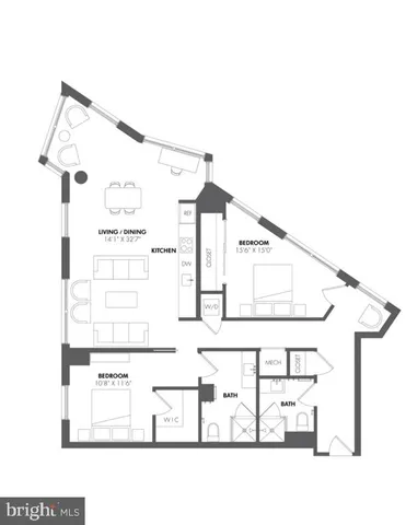 $6,539 | 1630 Columbia Road Northwest, Unit 917, Washington, DC 20009