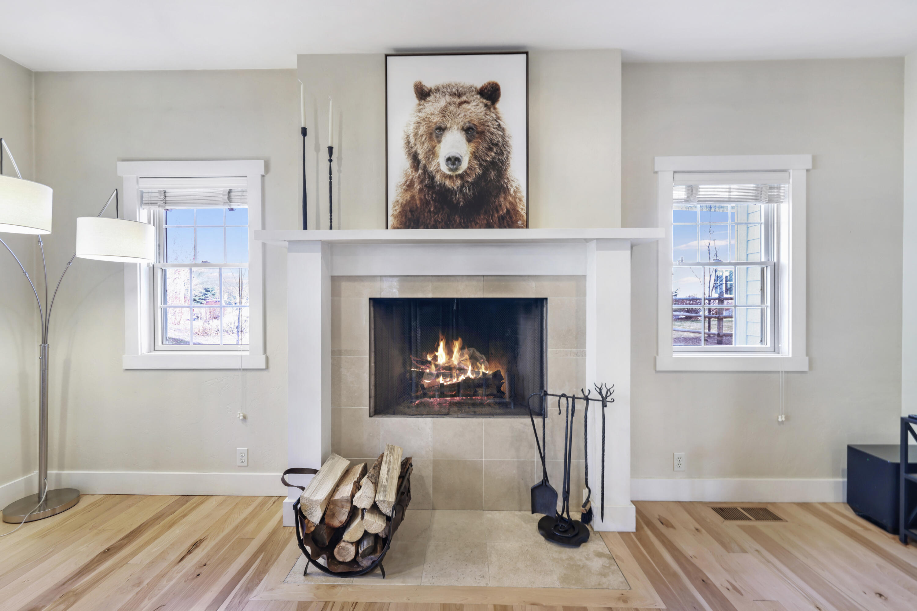 1430 2nd Avenue North Hailey, ID 83333 - Photo 11 of 45 Fireplace with newly redone floors!