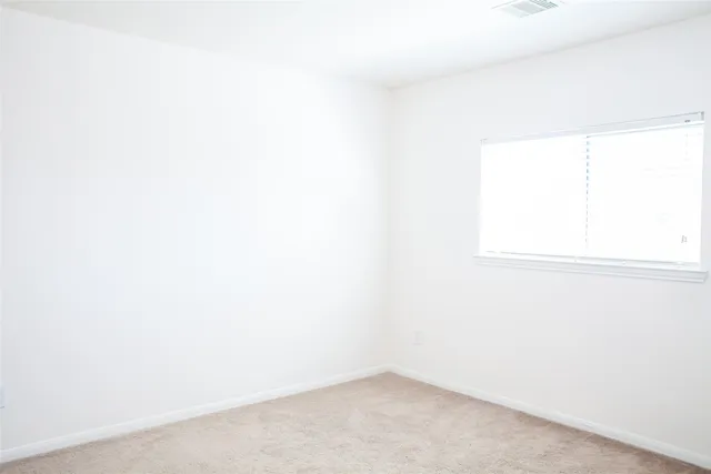 a view of a small space with window