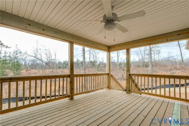 a view of outdoor space and deck