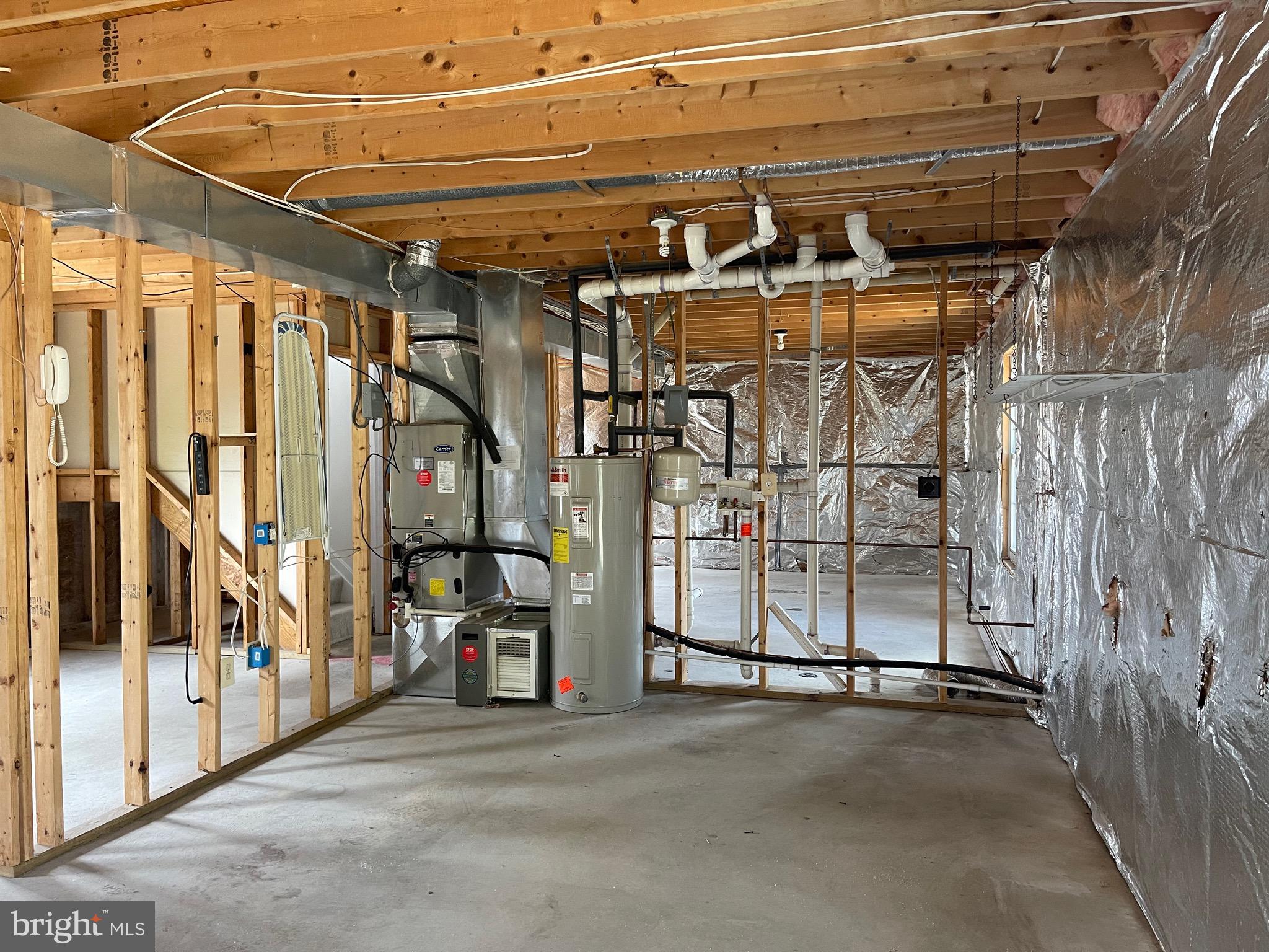 12627 Hilltop Road Lusby, MD 20657 - Photo 14 of 17 Unfinished basement