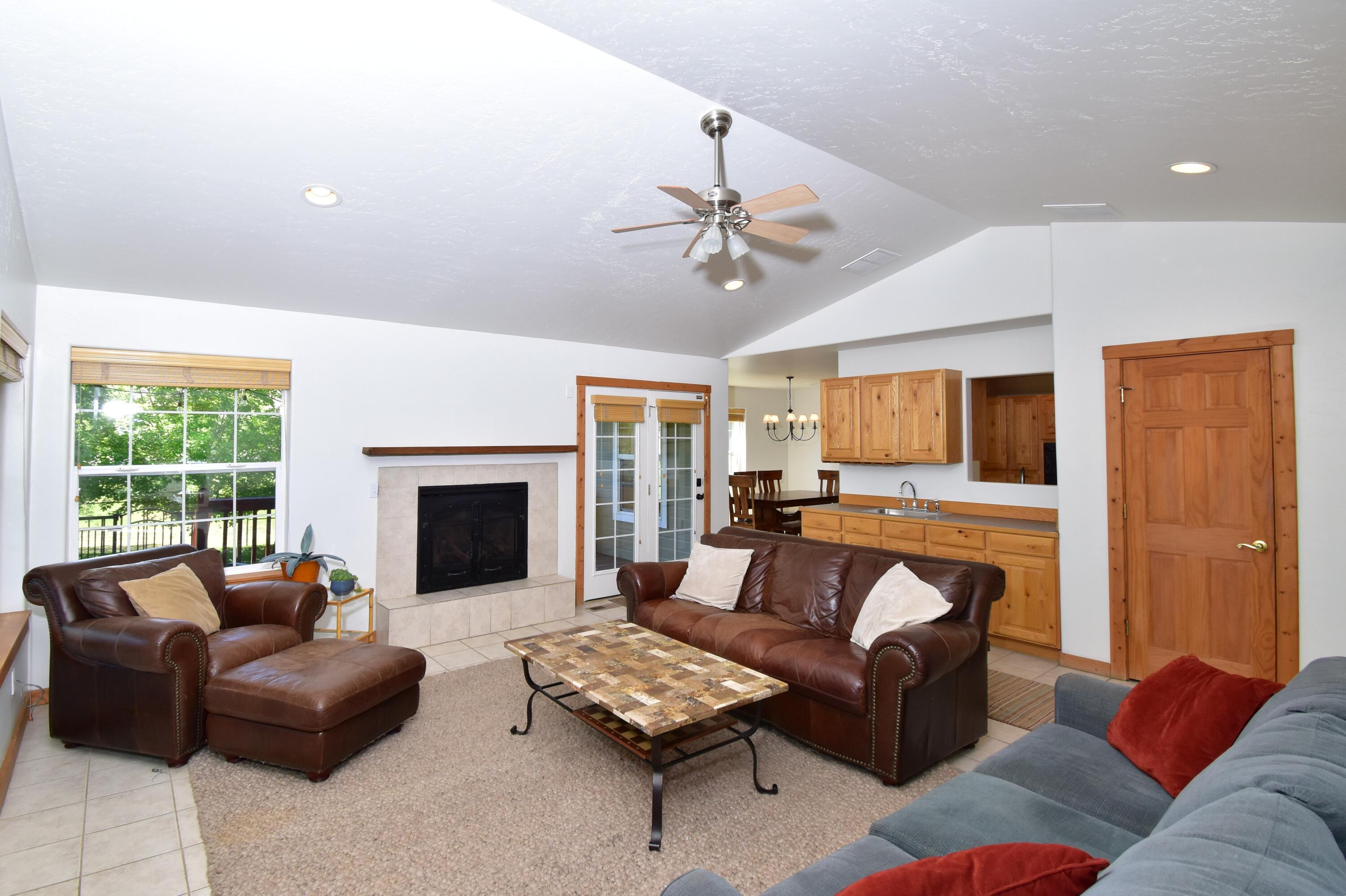 341 Ridge View Drive Bellevue, ID 83313 - Photo 4 of 35 Living Room to Kitchen