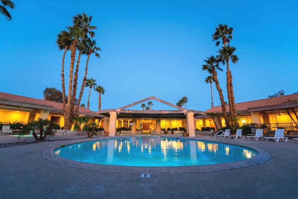 74711 Dillon Road, Unit 392 Desert Hot Springs, CA 92241 - Photo 42 of 46 a view of swimming pool