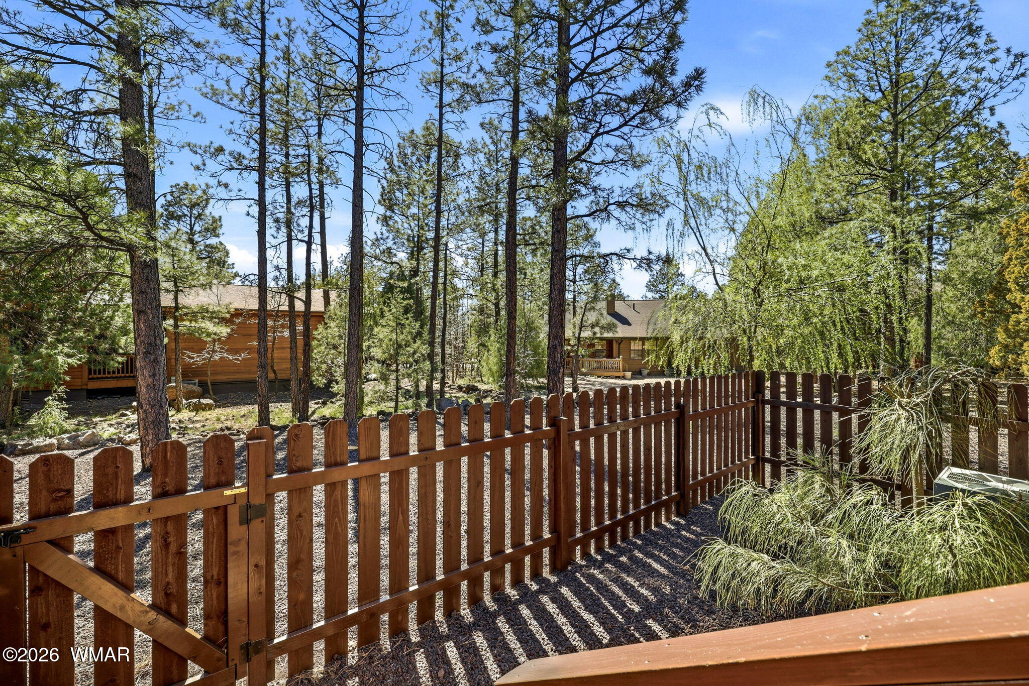826 Pine Creek Circle Lakeside, AZ 85929 - Photo 39 of 65 a view of a wooden fence
