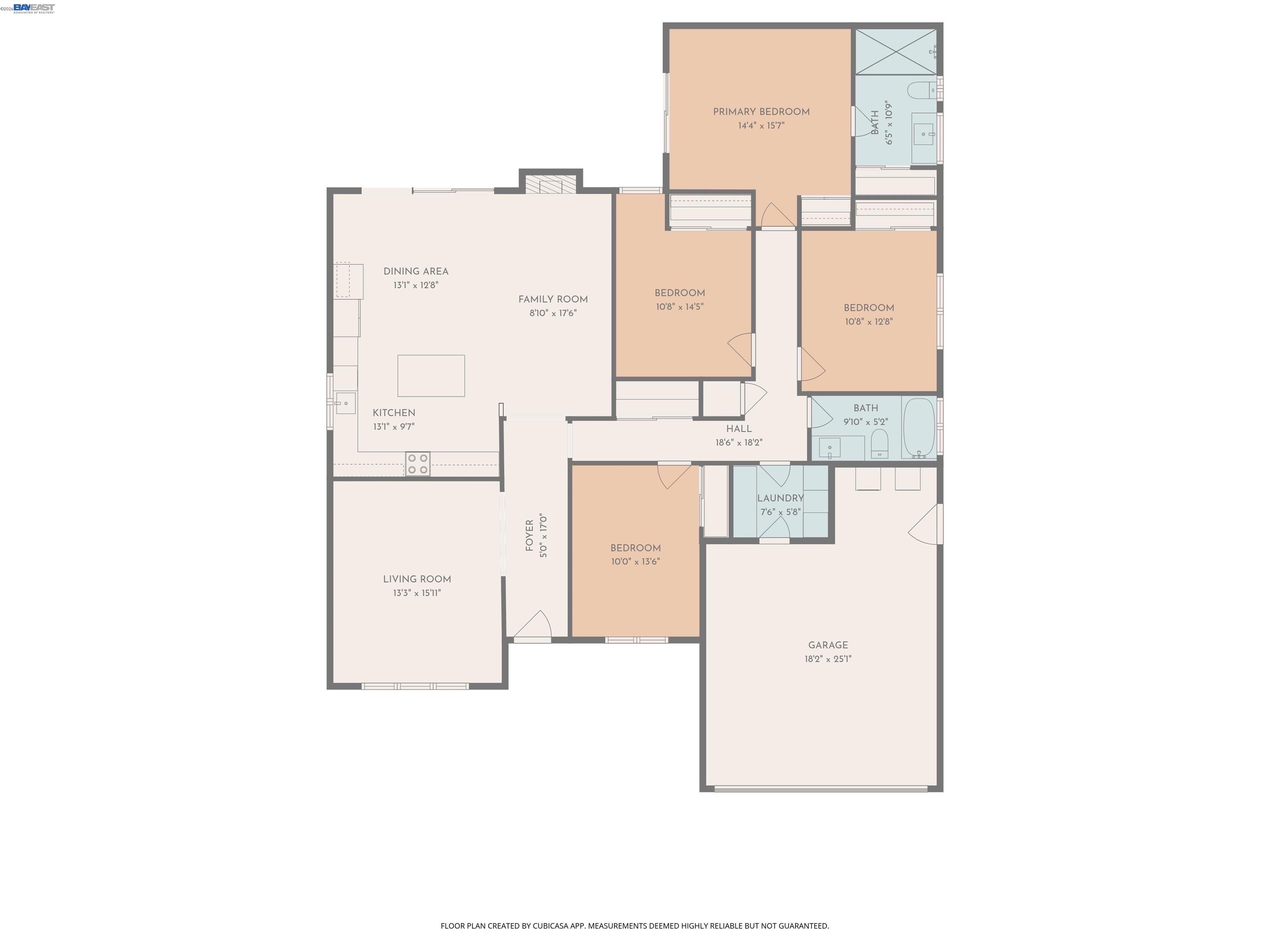 6738 Rancho Court Pleasanton, CA 94588 - Photo 33 of 33 a picture of a floor plan