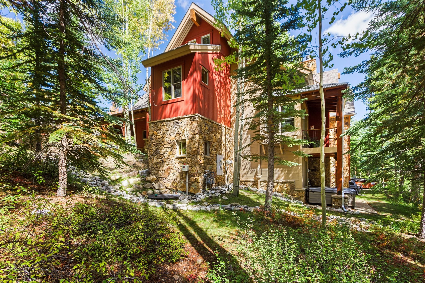 55 Westridge Road, Unit 55 Breckenridge, CO 80424 - Photo 41 of 42 front view of a house with a yard