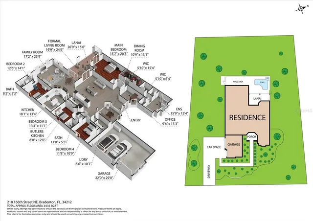 $1,095,000 | 210 166th Street Northeast, Bradenton, FL 34212