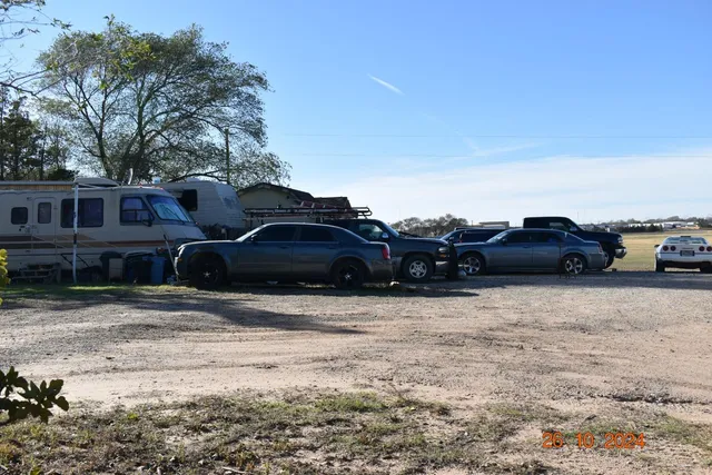 a car parked on the side of the road
