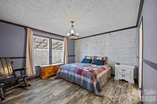 a view of a hallway with washer and dryer