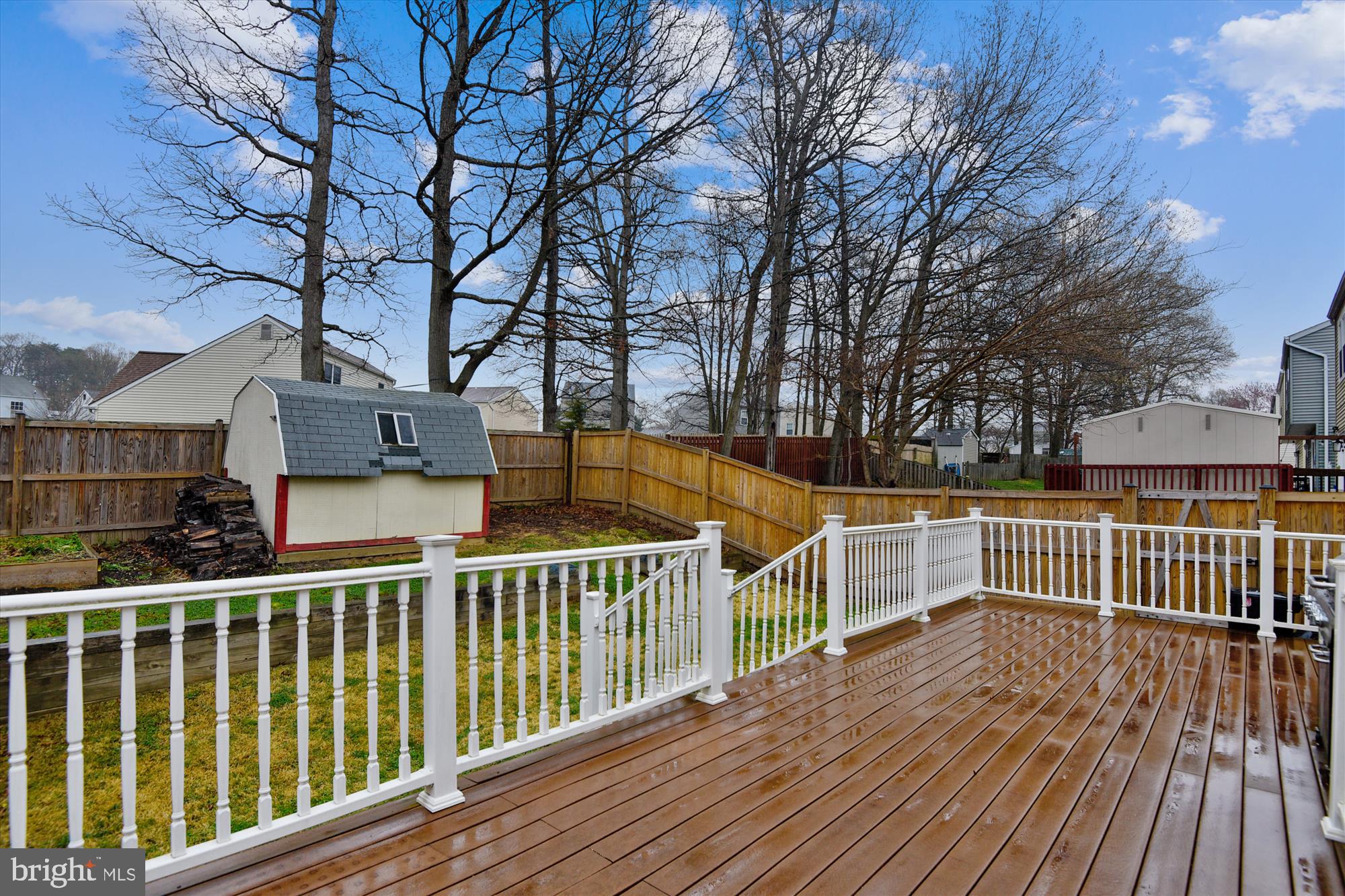 3444 Brookhaven Road Pasadena, MD 21122 - Photo 2 of 50 Fenced Back Yard with shed