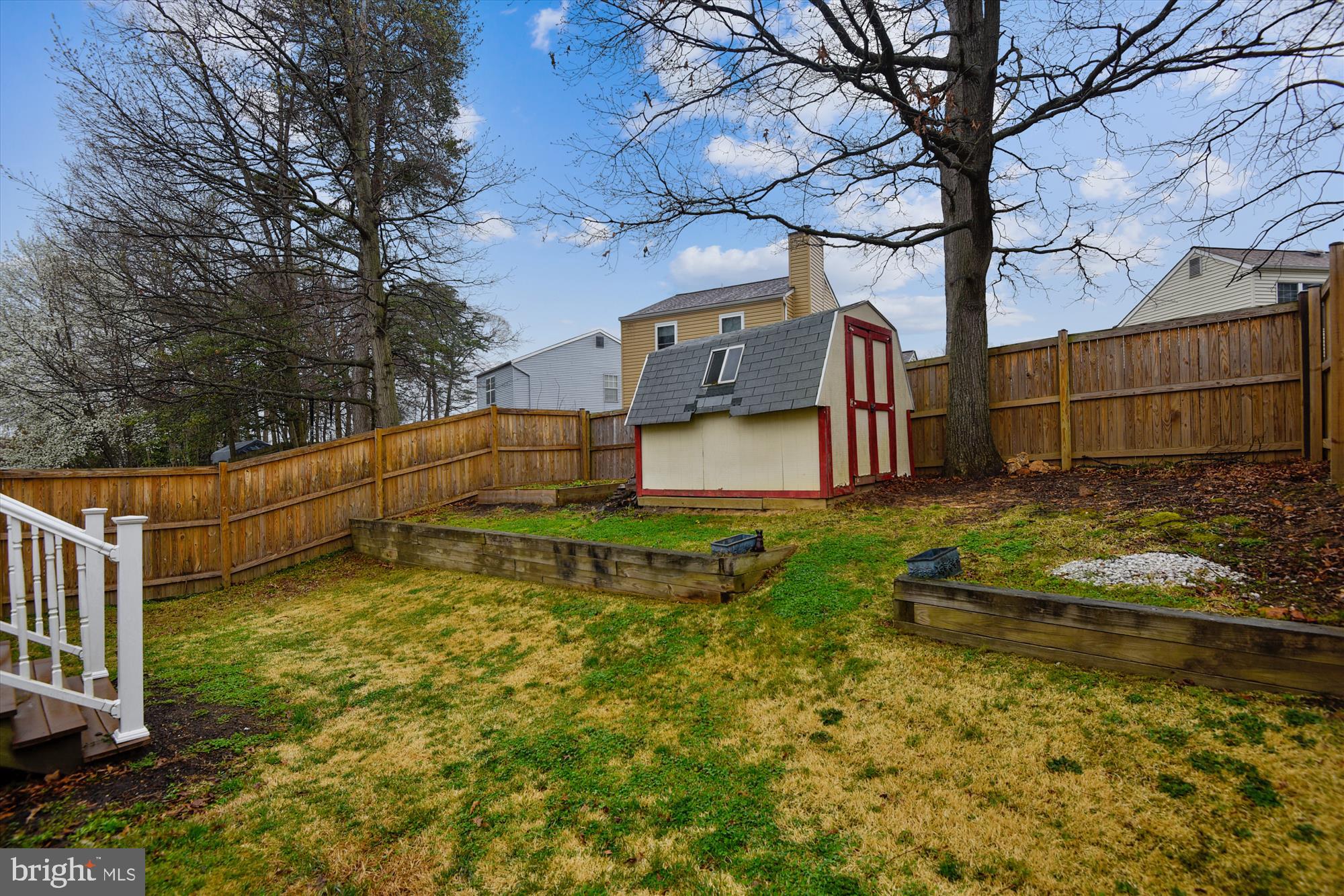 3444 Brookhaven Road Pasadena, MD 21122 - Photo 39 of 50 Fenced Yard and Shed with storage