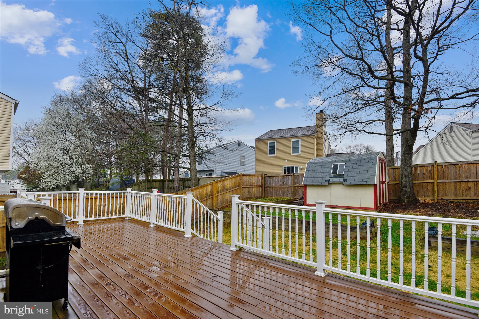 3444 Brookhaven Road Pasadena, MD 21122 - Photo 40 of 50 View of Back deck and yard