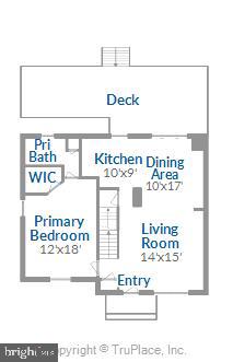 3444 Brookhaven Road Pasadena, MD 21122 - Photo 47 of 50 Main Level Floor Plan