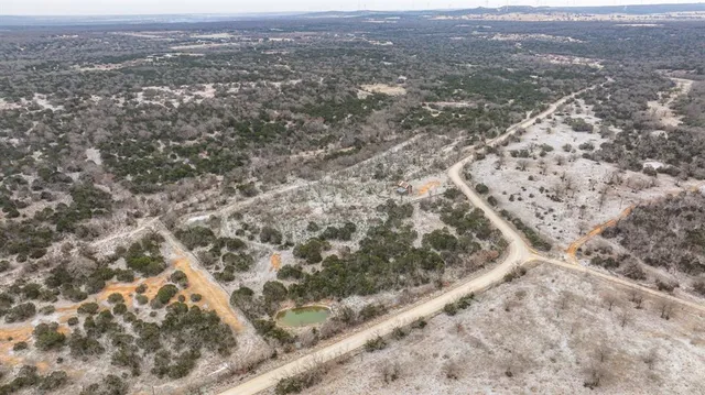 an aerial view of forest