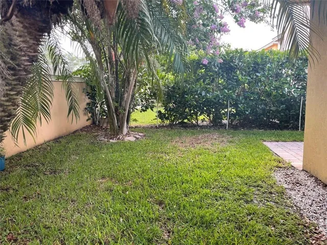 a view of an outdoor space and yard