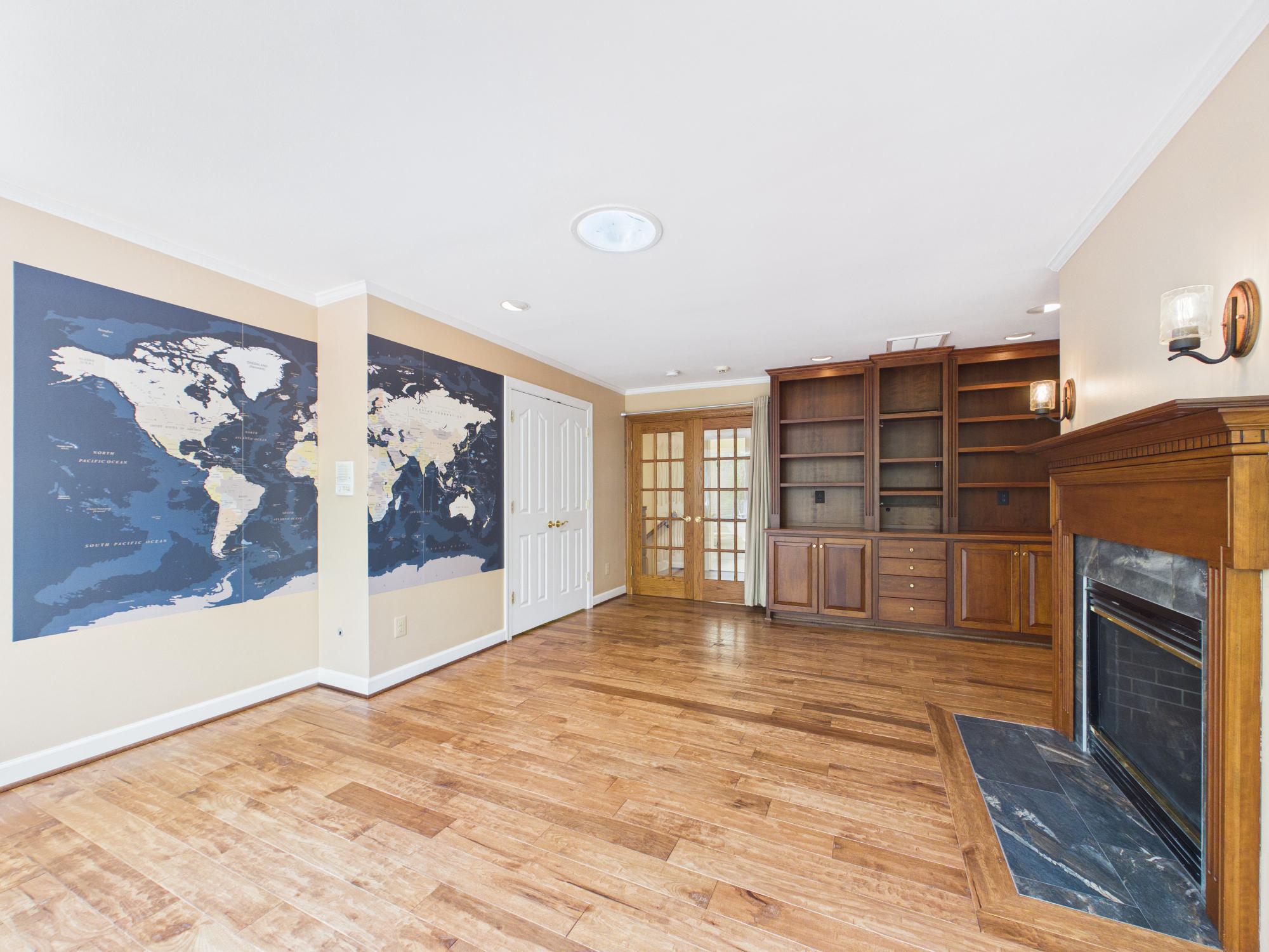 7972 Pinnacle Ridge Drive Manassas, VA 20112 - Photo 33 of 50 Spacious bedroom or office with world map mural.