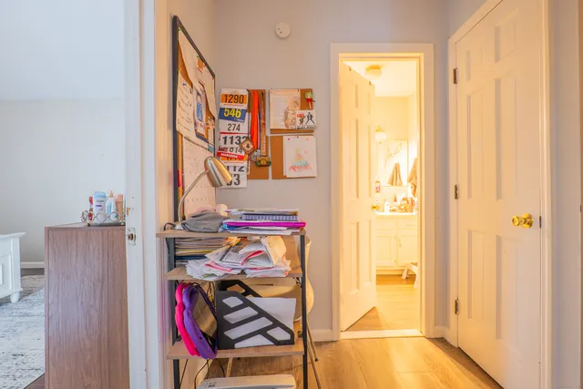 a view of storage and utility room