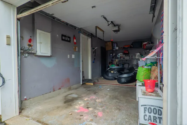 a view of storage and utility room