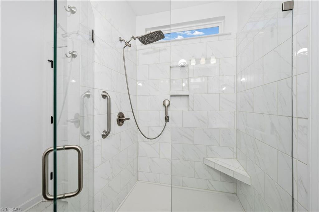 6235 Kershaw Mdws Road Pfafftown, NC 27040 - Photo 9 of 19 Primary Walk-In Shower