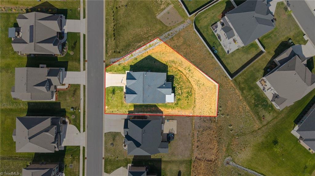 6235 Kershaw Mdws Road Pfafftown, NC 27040 - Photo 10 of 19 Lot Drone View