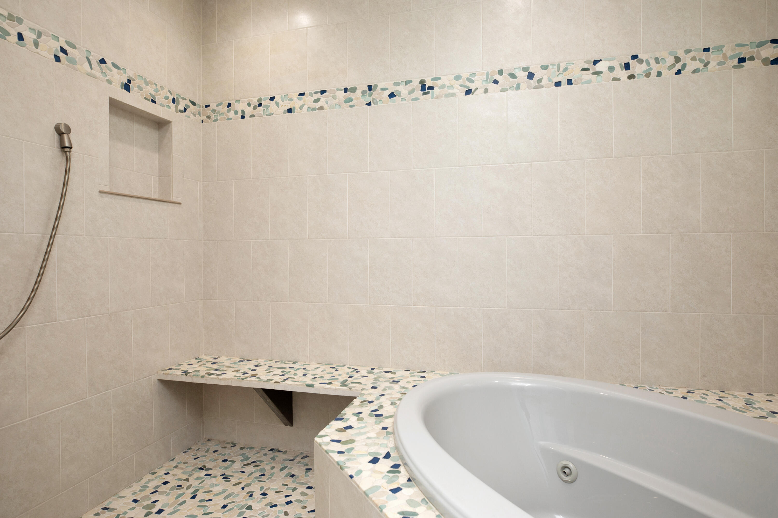 100 South Airport Road Tavernier, FL 33070 - Photo 22 of 42 a bathroom with a bathtub and shower