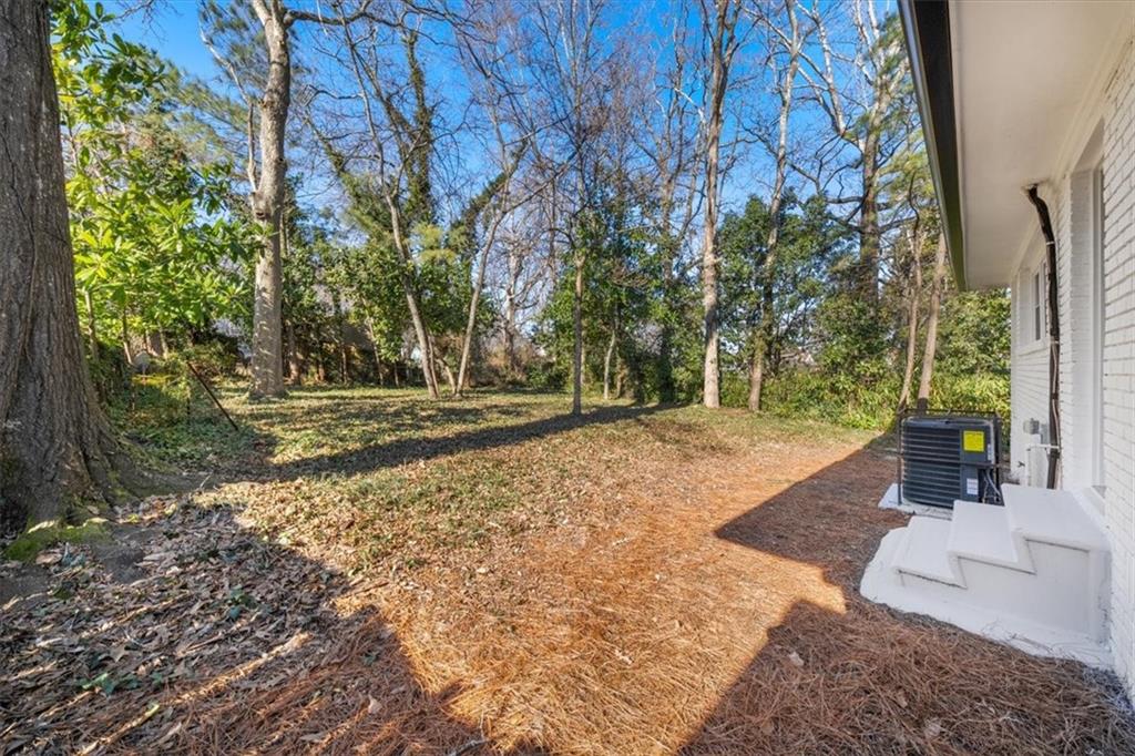 1523 Melrose Drive Southwest Atlanta, GA 30310 - Photo 24 of 33 a view of a yard with plants and trees