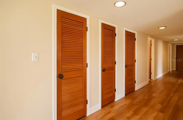 a view of closet area