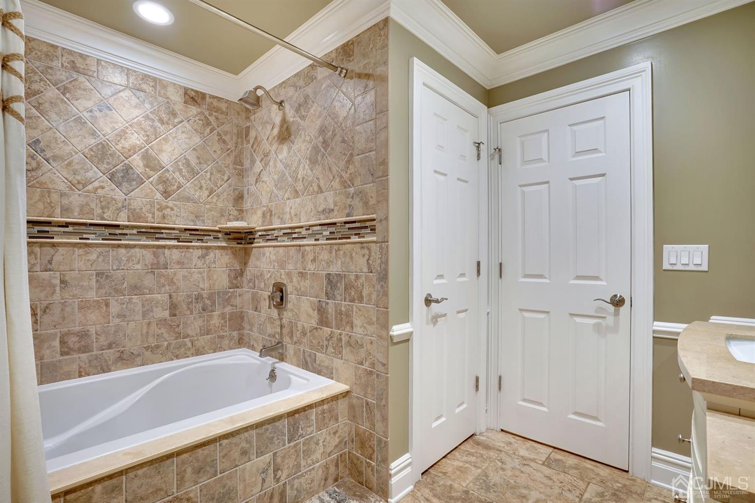 14 Fishel Road Edison, NJ 08820 - Photo 25 of 46 a bathroom with a shower and a bath tub