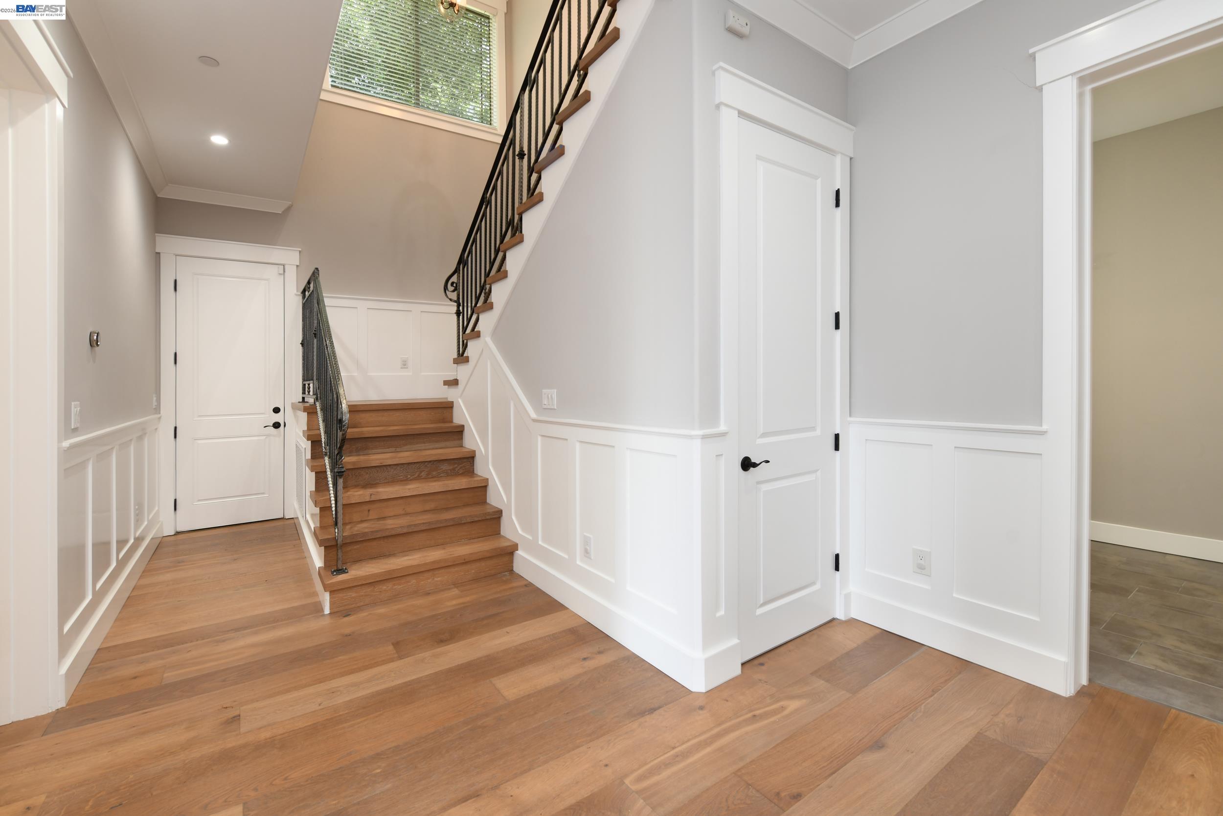 1516 Pleasant Hill Road Lafayette, CA 94549 - Photo 9 of 38 a view of entryway with wooden floor and stairs