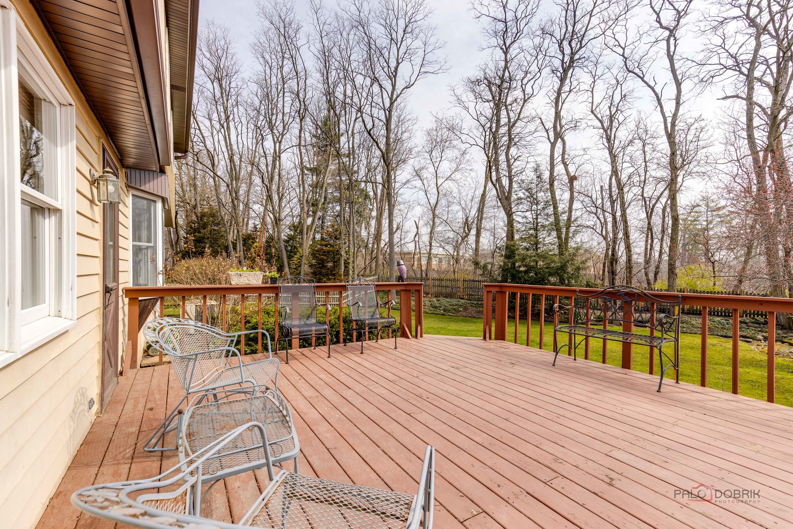 206 Pond Ridge Road Libertyville, IL 60048 - Photo 30 of 42 a view of a house with a wooden deck