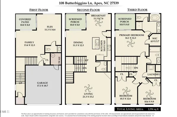 $440,000 | 108 Butterbiggins Lane, Apex, NC 27539