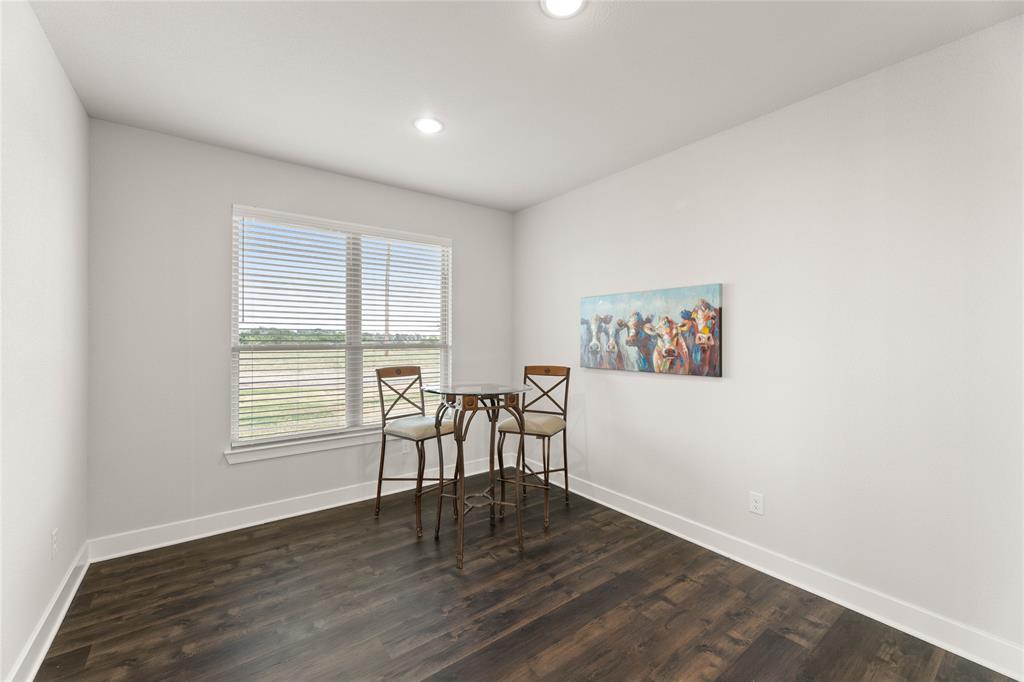 441 Collum View Azle, TX 76020 - Photo 14 of 38 Sitting room featuring dark wood finished floors and recessed lighting