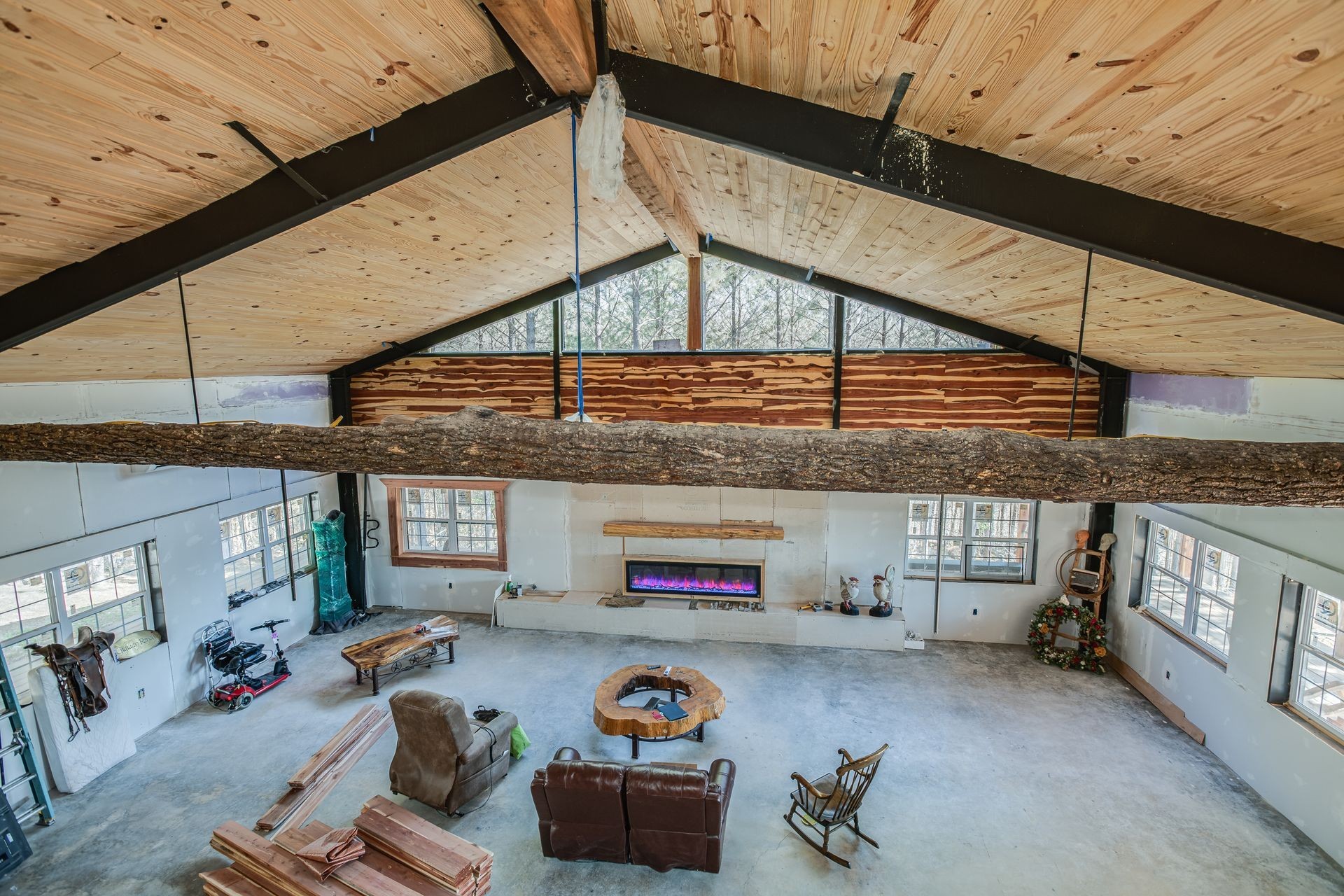 201 Summit Drive Linden, TN 37096 - Photo 30 of 31 a living room with furniture and a fireplace