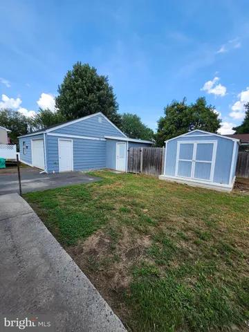 a house view with a garden space