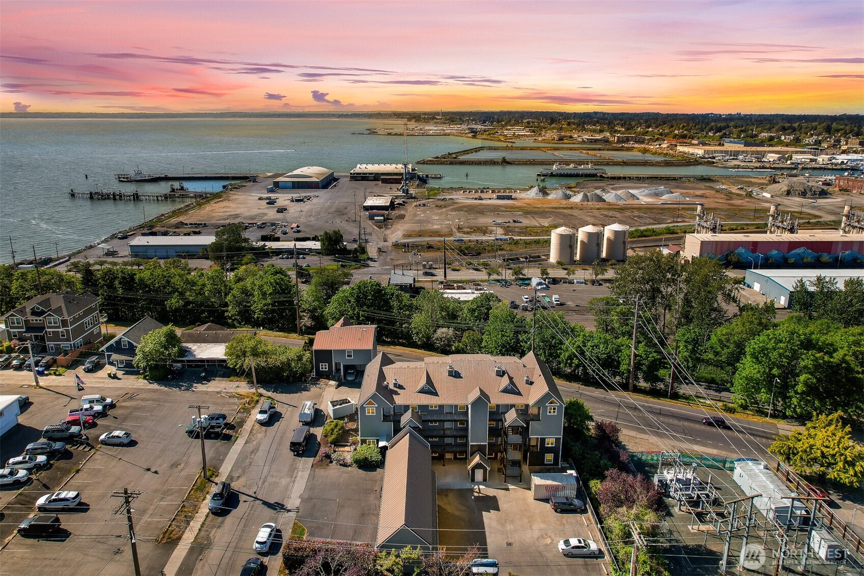 705 North State Street, Unit 202 Bellingham, WA 98225 - Photo 26 of 26 an aerial view of a building with outdoor space