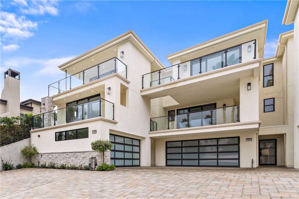 a front view of a building