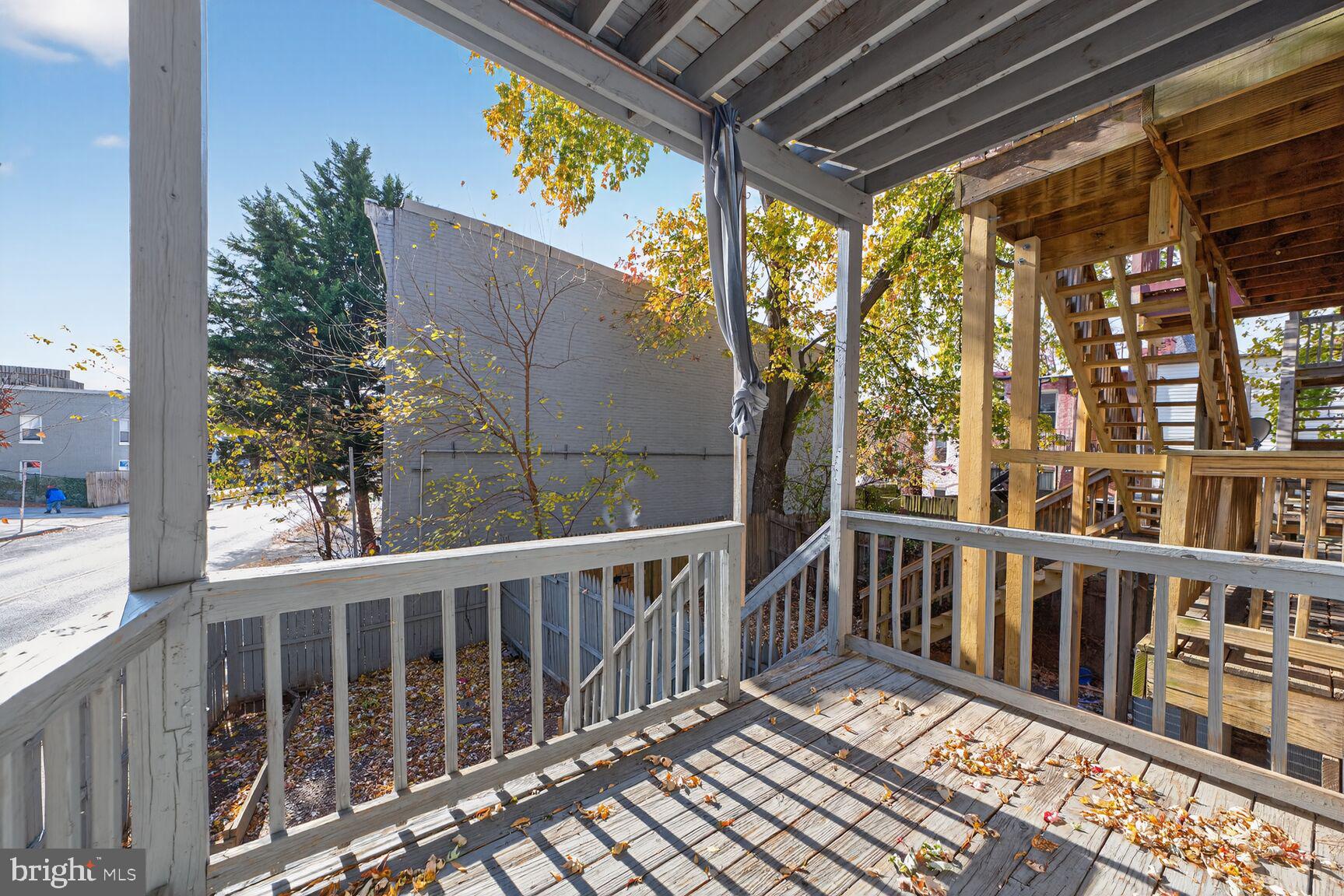 15 S Street Northeast, Unit 1 Washington, DC 20002 - Photo 12 of 12 a view of a balcony with wooden floor