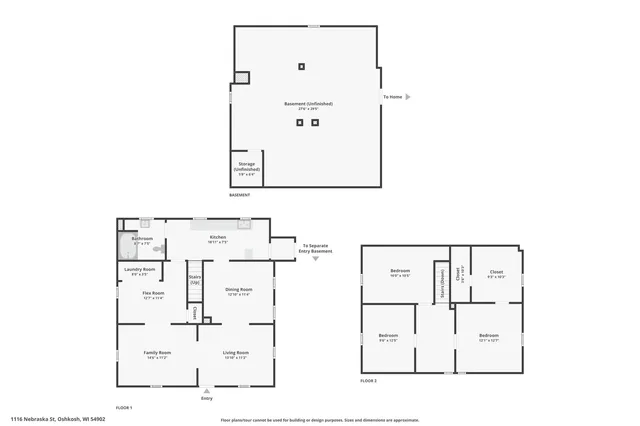 $185,000 | 1116 Nebraska Street, Oshkosh, WI 54902