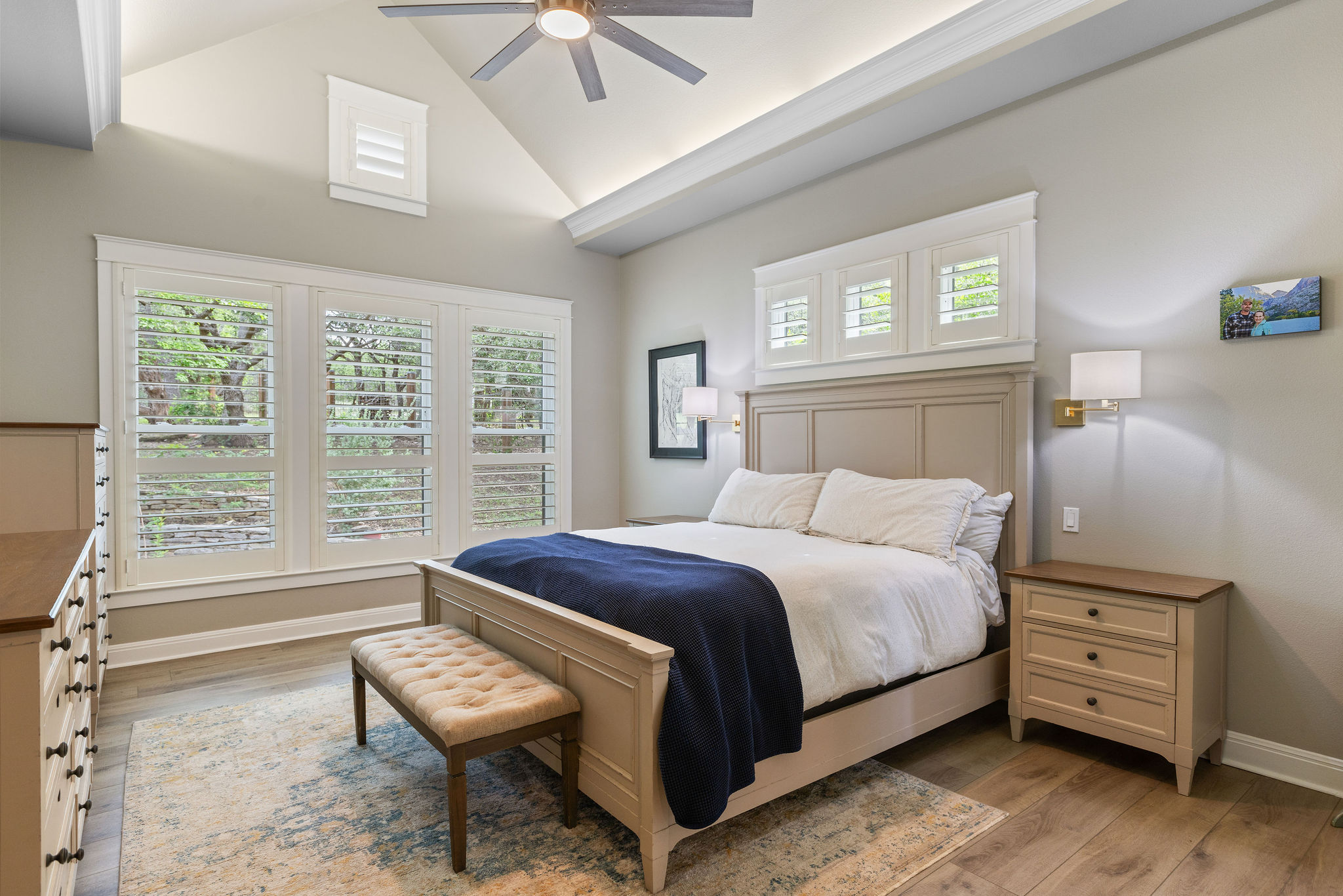 279 Rugged Earth Drive Austin, TX 78737 - Photo 22 of 40 a bedroom with a bed and a window